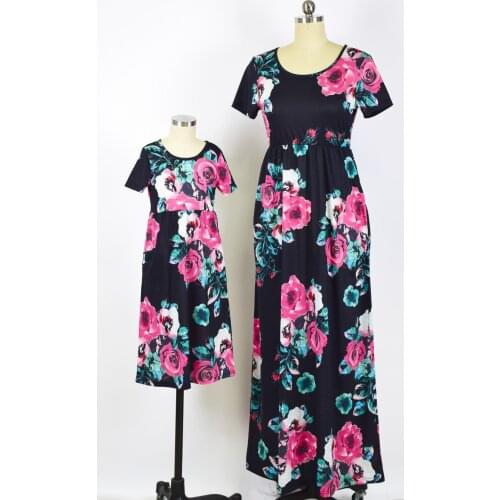 XINENGE Matching Dresses For Mom And Daughter