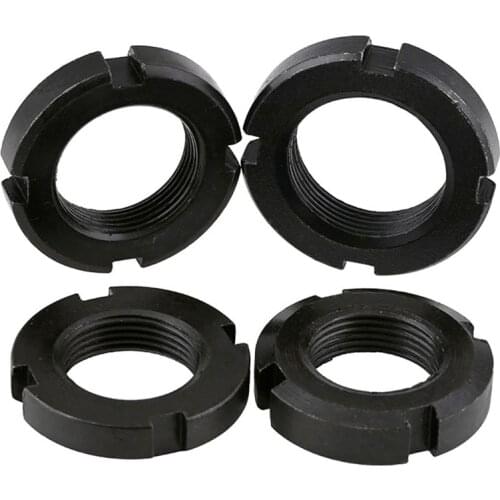 1/2/3Pcs GB812 Round Nut Slotted Nut Four Slot Nut M10 M12 M14 M16 M18 M20 M22 M24 M25 M27 M30 M33 M35 M36 M39 M40 M42 M45-M60