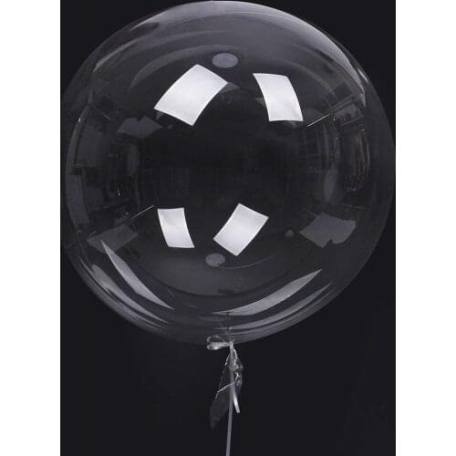 10" 18" 24" 36" No Wrinkle Transparent Clear Balloons Marriage Happy Birthday Wedding Helium Inflatable Balls Supplies Ballon