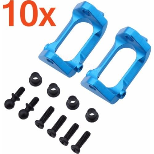 10Pairs /Lot WLtoys Car Upgrade Parts Aluminum Base C-Hub L/R A959-05 For 1/18 A949 A959 A969 A979 K929 Blue