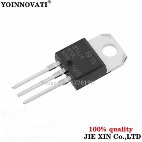 100PCS BTA16-600C TO-220 16A TRIACS Best quality