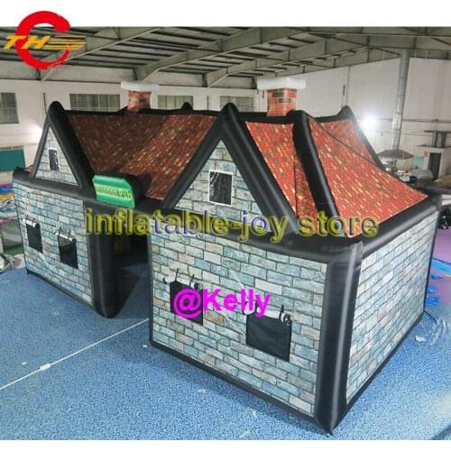 10x5x5mH free door shipping big inflatable bar tent house, cheap inflatable bar tent, durable inflatable Irish pub tent for sale