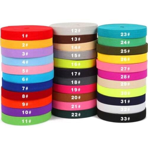 20mm 25mm width Elastic Bands garments edging Webbing ribbon clothing accessories GF01