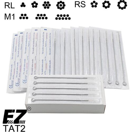 200 pcs/Lot Mixed Lot Standard Tattoo Machine Needle Round Liner Shader Magnum for Tattoo Machine Needle Tips Supplies