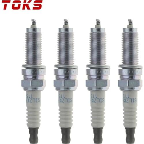 4PCS 12290-R1A-H01 SILZKR7C11S Iridium Spakr Plug For Honda Crider Jade Odyssey Accord Civic CR-V HR-V SILZKR7C-11S