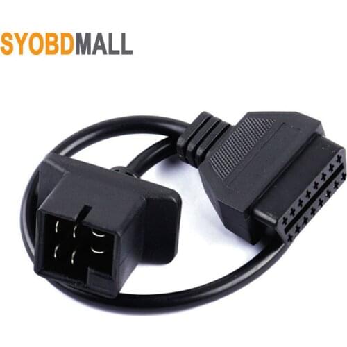 Car Diagnostic Adapter Male 6pin Plug For Chrysler/Jeep/Dodge 6 Pin Vehicles Female OBD1 To OBD2 Cable 6pin for Auto Scanner