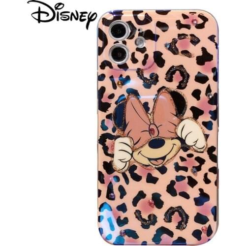 Disney Mickey Mouse for IPhone 7/8P/X/XR/XS/XSMAX/11/12Pro/12mini Personalized Flash Diamond Epoxy Soft Case