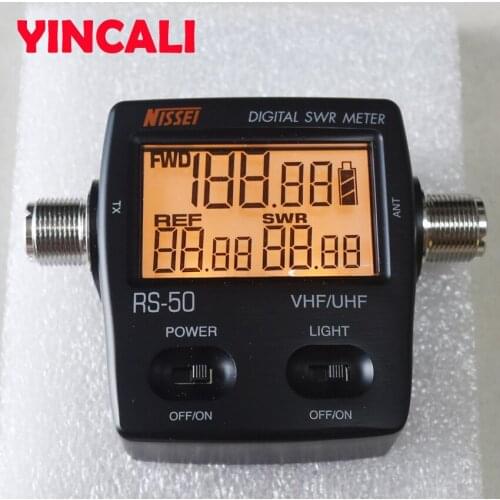 2 PCS/Lot Digital SWR Standing Wave Ratio Power Meter RS-50 SWR Meter 125-525MHz to Measure the Frequency and Output Power