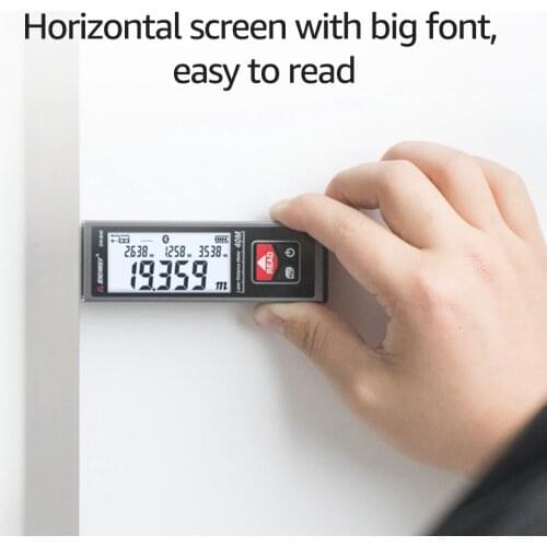 Laser Distance Meter Rangefinder Digital Mini Distance Measuring Meter Indoor Rechargeable Electronic Space Measurement Device