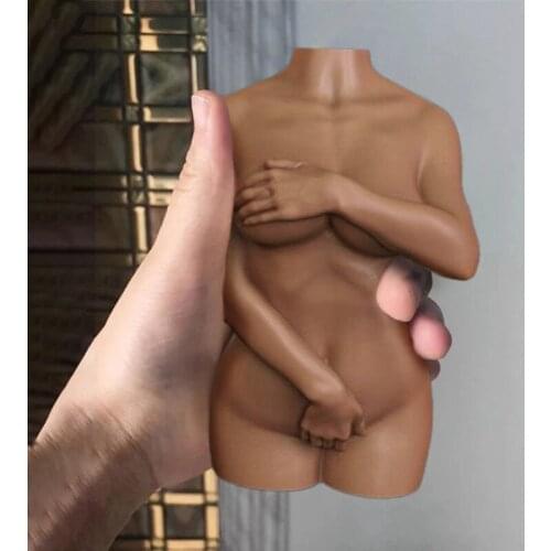 DIY 3D Art Body Epoxy Resin Mold Human Aromatherapy Plaster Wax Silicone Mould