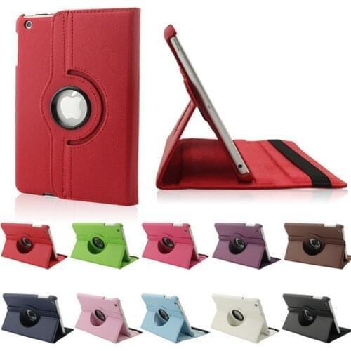 For Apple 2021 New iPad Pro 12.9 11 Air4 10.9 10.2 10.5 mini Flip Pu Leather 360 Degree Rotating Case Stand Sleep Smart Cover