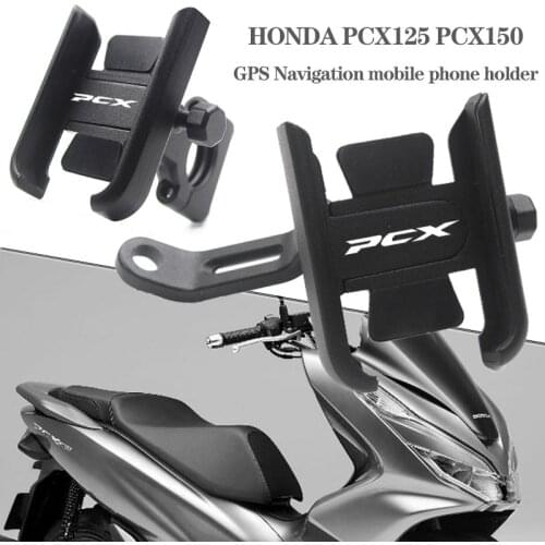 For HONDA PCX150 PCX125 PCX 125 PCX 150 Motorcycle Accessories CNC Handlebar Mobile Phone Holder GPS stand bracket