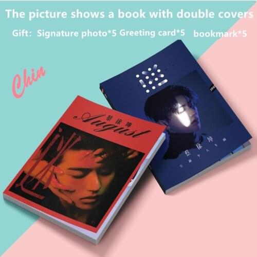 Cai Xunkun Photobook Chinese Star Kun Photo Album Book With Signature photo Bookmark Greeting Card For Fans Collection Gift