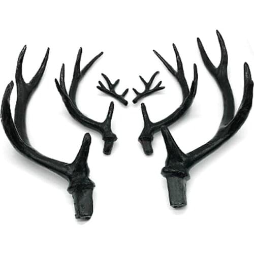 Simulation Black Antler Headdress DIY Accessories Material Headband Cute Christmas Decoration Photo Photography Props