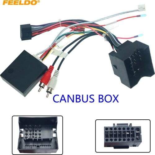 FEELDO Car Android 16PIN Power Wiring Harness Cable Canbus For Mercedes Benz B200/C-Class/E-Class/ML/S300/Vito/Viano/R-Class