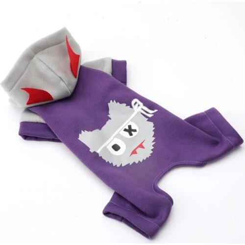 Dog Cat Halloween Christmas Pet Costume Pet Cosplay Costume Wool Hoodie Autumn And Winter Puppy Clothes Cat Costumes