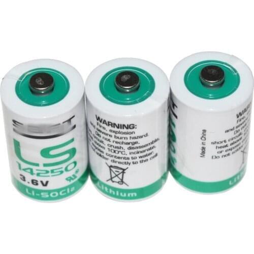 10PCS LS14250 Electricity/Water/Gas Meter Real Time Clock Battery 6135-99-770-2535 ER1/2AA ER14250 3.6V Lithium Battery