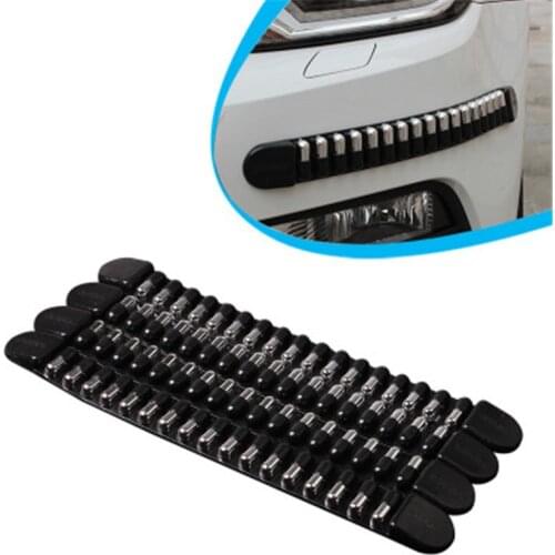 Fashion Automobile Anti-collision Strip Scrape Guard Bumper 4 Pcs/Set Vehicle Protective Strip Auto Styling Ornament Accessories