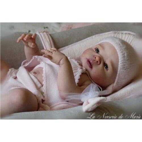 Reborn Doll Kit 57cm Unpainted Model Non-Finished Product Full Limb Full mold Kit Hight Art Correct Mold