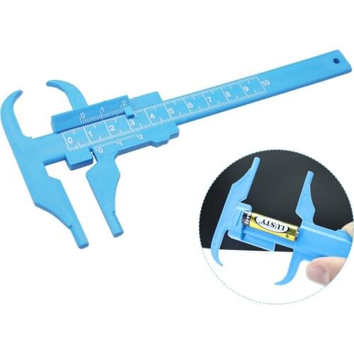 Plastic Caliper 0-100mm High Precision Vernier Caliper Gauge Measuring Tool Easy To Read