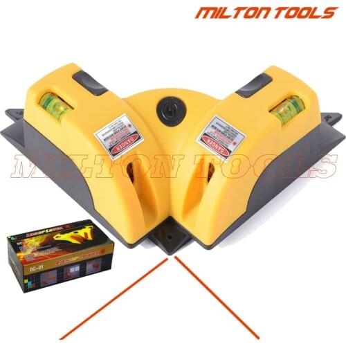 Right Angle 90 Degree Vertical Horizontal Laser Line Projection Square Level infrared foot laser level Measurement tool