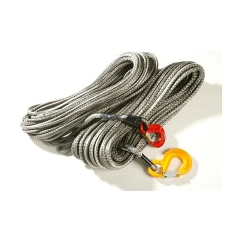 10mm x 45meters UHMWPE Synthetic Winch Rope With Hook for 4x4/ATV/UTV/SUV/offroad recovery Free Shipping