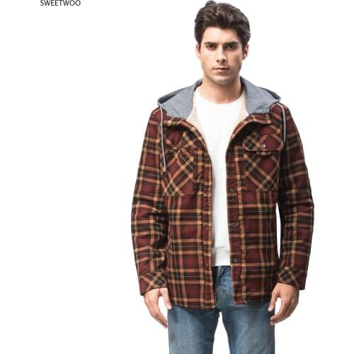 Мужские клечатые рубашки SWEETWOO China At AliExpress