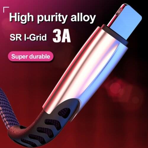 0.25 1 2 M USB Cable for iPhone 11 pro max Xr X 8 7 6 plus 6s 5 s plus iPad 3A Fast Charging Cable Cord Mobile Phone Data Cabl