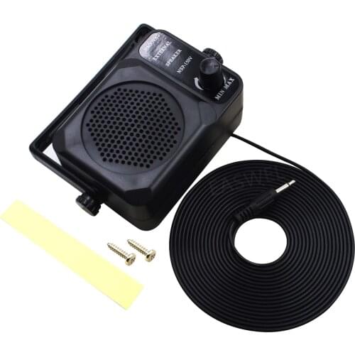 Mini External Speaker For Motorola Kenwood ICOM Car Mobile Radio NSP-150V