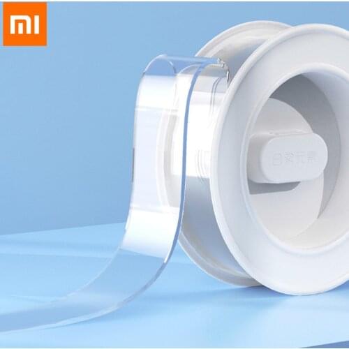Xiaomi Everyday Elements Magic Seamless Transparent Tape Double Sided No Trace Tape Repetition Use Washable