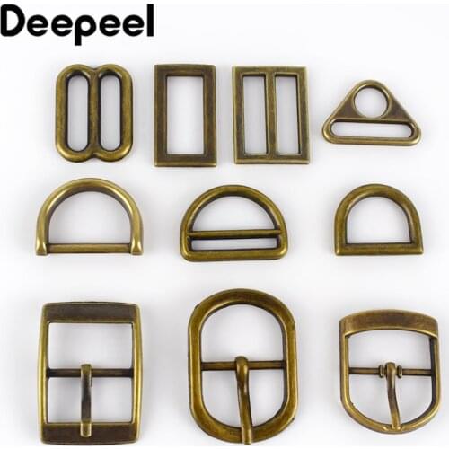 4pcs 25mm Brass Metal O D Ring Square Pin Buckle for Webbing Bra Handbag Luggage Shoes Hardware DIY Button Decor Accessory BF249