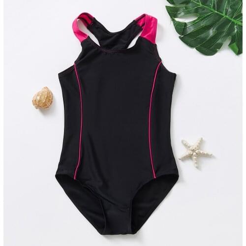 6~13Year Teenager Girls Swimsuit One piece Girls Training Swimwear High quality Swimsuit Kids girl Children Beach wear-ST279