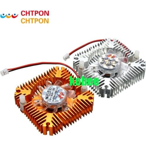 Aluminum Heatsink with fan for 5W/10W High Power LED light Cooling Cooler DC12V