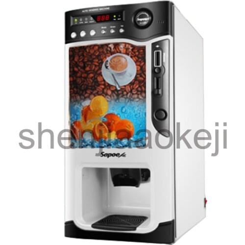 Automatic Smart coin-operated commercial instant coffee machine hot and cold coffee machine milk tea juice beverage machine