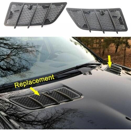 Auto Car Hood Air Vent Grille Cover Car Engine Protection Exterior Accessories Fit for W164 GL350 GL450 GL550 ML350 2008-2011
