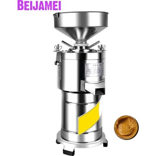 BEIJAMEI Electric peanut sesame butter making machine 15kg/h commercial sesame paste sauce grinding machine