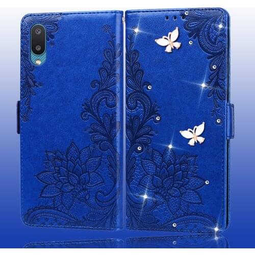 Phone Case For Samsung A02 Case Leather Shiny Wallet Cover for Samsung Galaxy M02 Case Flip Cover Galaxy A02 Case Coque Funda