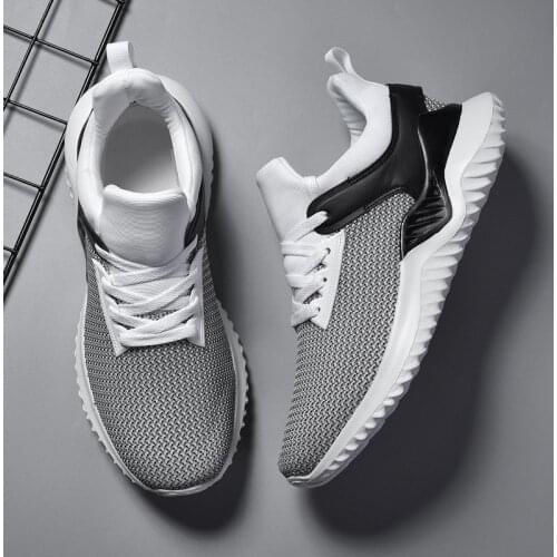 Black man breathable espadrilles sports s 2020 shoes knitting shoe solid hot causal for Male sapato male Sneaker on gym para de