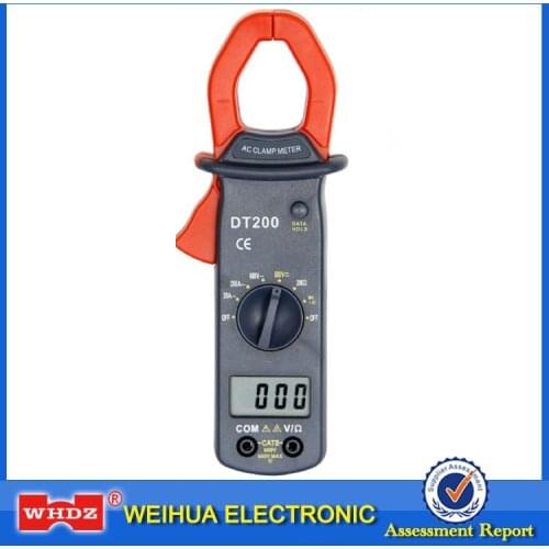 WHDZ DT200 Digital clamp meter Diode Detection Current Voltage Resistance Test buzzer and data hold function