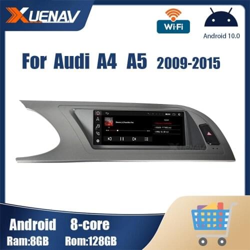 DVD Multimedia Video Player for Audi A4 A5 2009 2010 2011 2012 2013 2014 2015 Car Radio GPS Navigation CarPlay Head unit