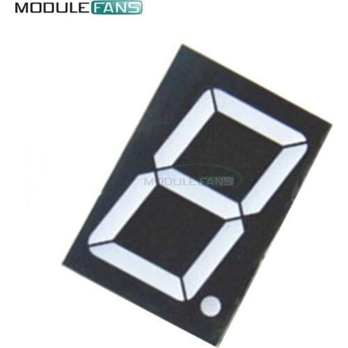 10 Pins 1.8 inch 1 Bit Digit Red Led Display 7 Segment Common Cathode Digital Display Diy Kit Electronic PCB Board Module