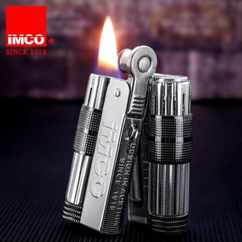 IMCO 6700 Stainless Steel Retro Kerosene Oil Lighter Nostalgic Mechanical Mens Smoking Gift Cigarettes Accessories