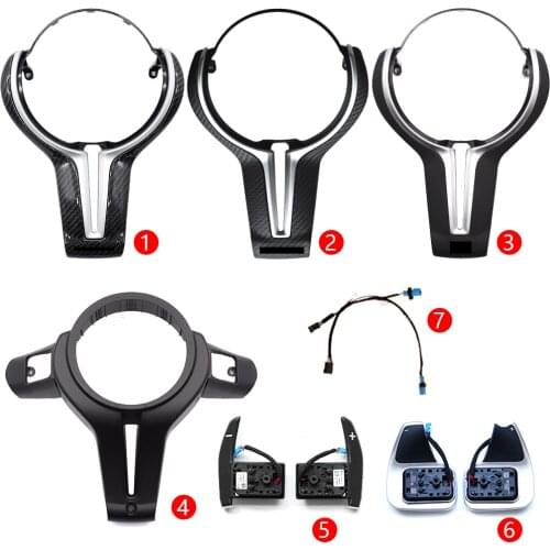 Steering Wheel Kit Upgrade For Bmw F10 F11 F20 F30 F32 F34 1 2 3 4 5 6 7 Series Car Dial Shift Paddle Grade Steering Gear Paddle