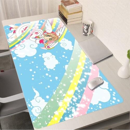 Cardcaptor Sakura Mousepad Kawaii Gaming Accessories Keyboard Computer Alfombrilla XXL Desk Mat Anime Mouse Pad Varmilo Mausepad