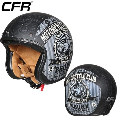 CFR oversize 4XL retro motorcycle four seasons helmet mens motorcycle summer half helmet womens motorcycle knight personality