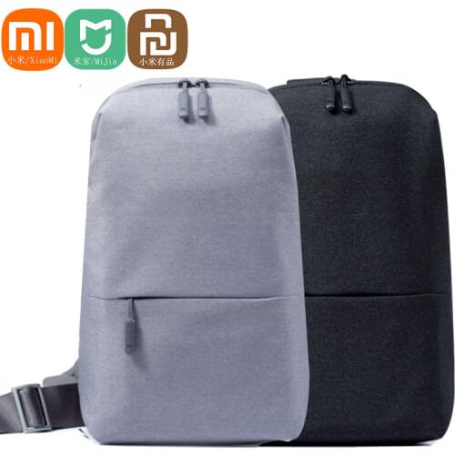 Original Xiaomi mijia Backpack Sling Bag Leisure Chest Pack Small Size Shoulder Type Unisex Rucksack Crossbody Bag 4L Polyester