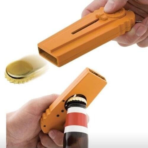 Beer Bottle Opener Bottle Cap Launch Toy Creative Bar Entertainment Bottle Opening Drink Opener Jar Opener