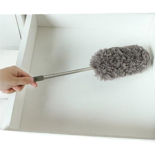 Microfiber Dust Duster Adjustable Long Handle Cleaner Wall Window Ceiling Curtain Car Windshield Cleaning Tool