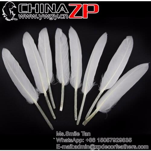 Retail and Wholesale from CHINAZP Feathers 1000pcs/lot Top Quality Bleached White Duck Feathers for Dress Jewelry