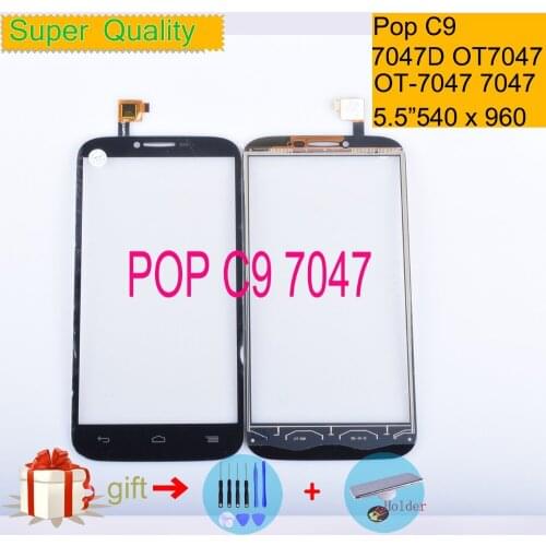 For Alcatel One Touch Pop C9 7047D OT-7047 OT7047 7047 Touch Screen Touch Panel Sensor Digitizer Front Glass Touchscreen NO LCD